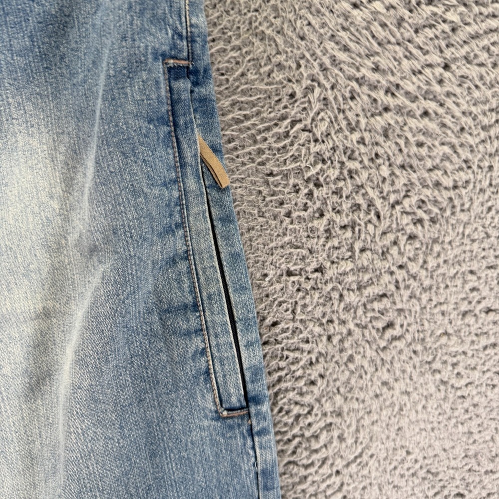 Vintage Conic Shorts Men's 36 Blue Cotton Denim Bermuda Baggy Faded Streetwear - Picture 3 of 12